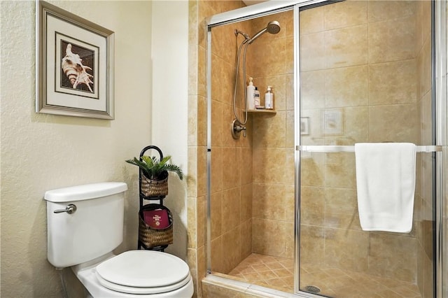 760 Ocean Blvd Unit 201, Saint Simons Island, GA 31522 - bathroom featuring toilet and a stall shower