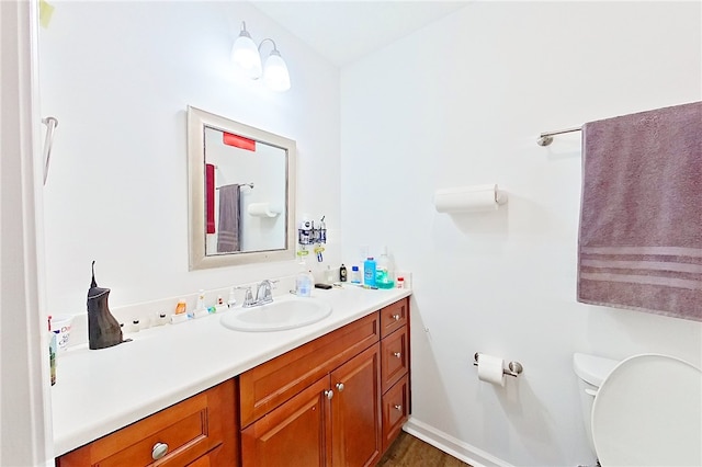 4718 Otter Creek Cir, Blackshear, GA 31516 - bathroom featuring vanity and toilet