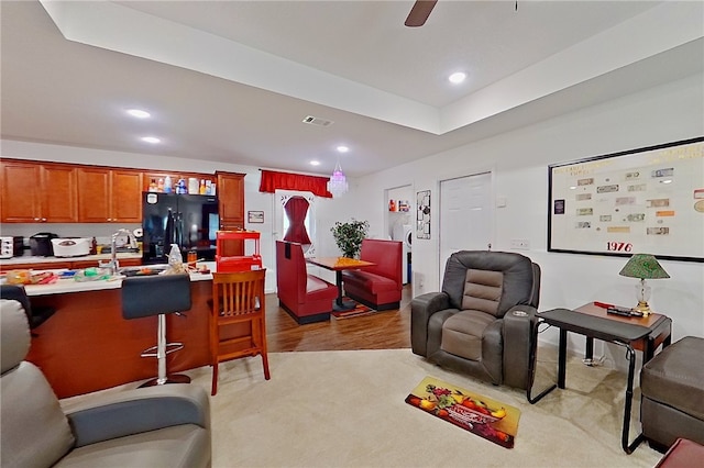 4718 Otter Creek Cir, Blackshear, GA 31516 - living area with recessed lighting