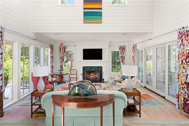 49 Hatton Ln, Saint Simons Island, GA 31522 - sunroom featuring french doors and healthy amount of natural light