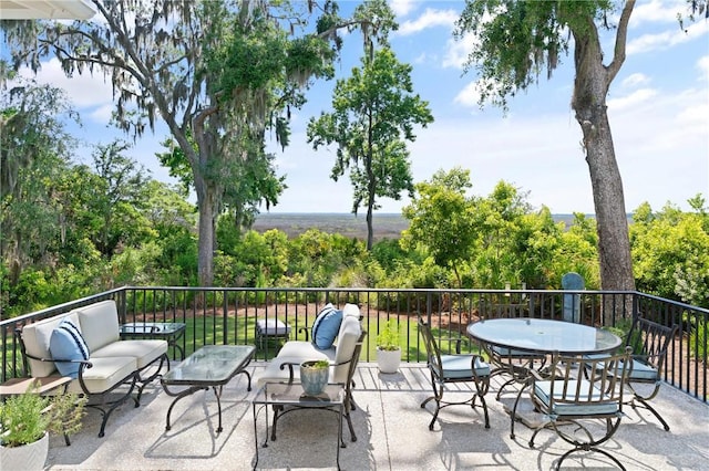 49 Hatton Ln, Saint Simons Island, GA 31522 - view of patio / terrace featuring outdoor lounge area and outdoor dining area