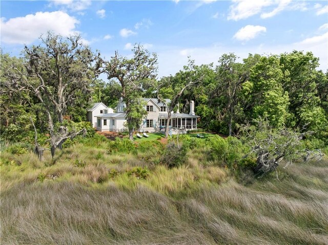 49 Hatton Ln, Saint Simons Island, GA 31522 - view of back of house