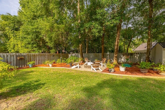 view of yard
