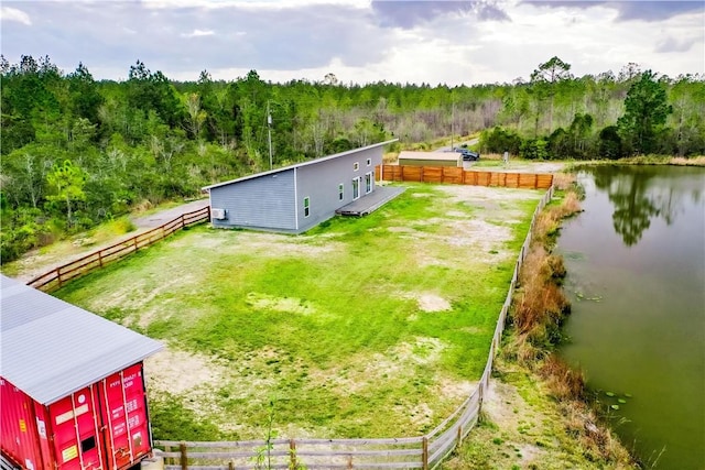 3935 Memorial Dr, Waycross, GA 31503 - bird's eye view with a water view and a view of trees