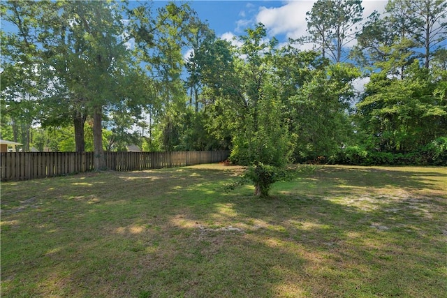 208 Plantation Dr, Waycross, GA 31501 - view of yard with fence