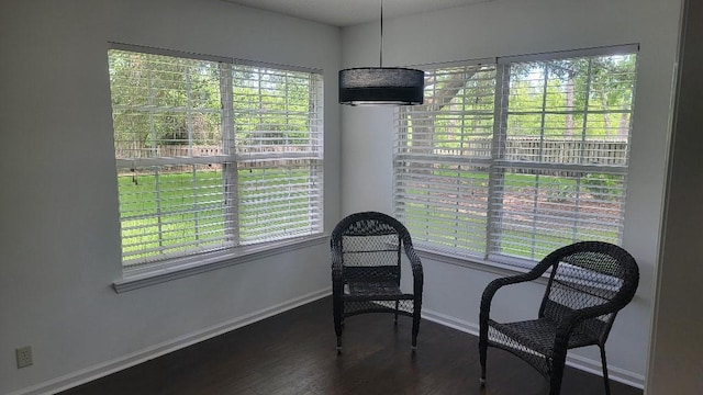 102 Norwood Ct, Brunswick, GA 31525 - sitting room featuring wood finished floors and healthy amount of natural light