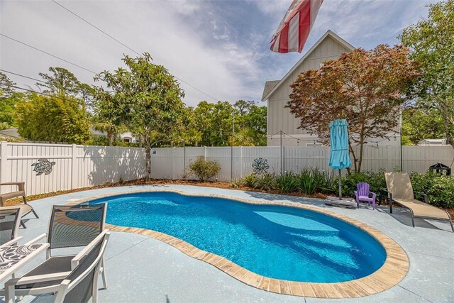200 Colgana Way, Saint Simons Island, GA 31522 - view of pool with a patio area and a fenced backyard