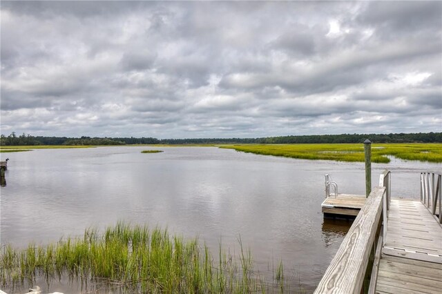 2593 Julienton Dr NE, Townsend, GA 31331 - dock area with a water view