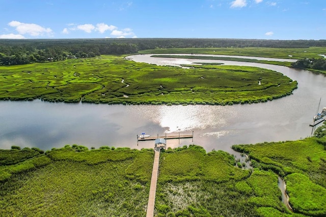 1246 Fiddler Trce NE, Townsend, GA 31331 - drone / aerial view of a nearby body of water