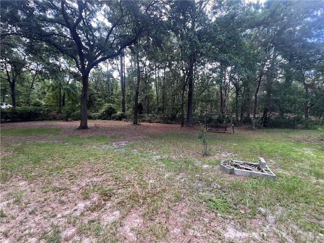 134 Hillery Trce, Brunswick, GA 31523 - view of yard featuring a forest view