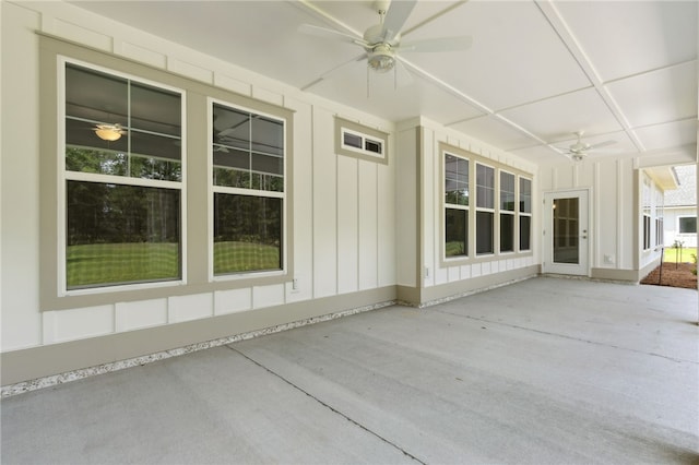 154 Ossabaw Way, Waverly, GA 31565 - view of patio / terrace with ceiling fan
