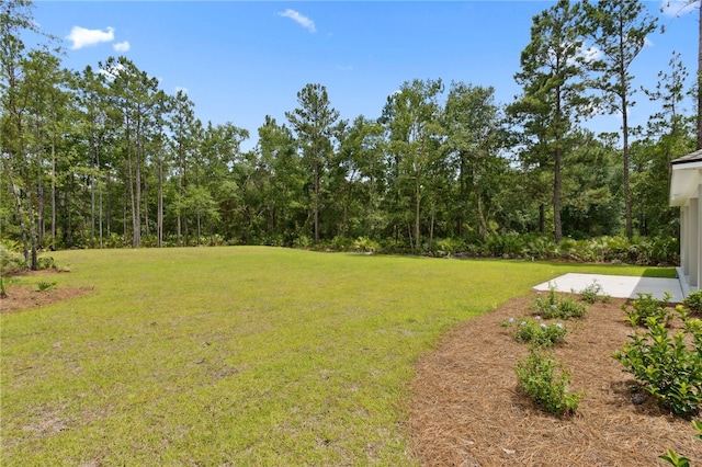 154 Ossabaw Way, Waverly, GA 31565 - view of grassy yard with a patio