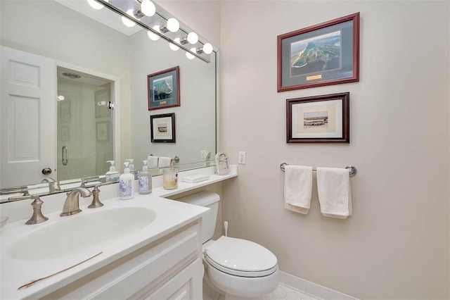 1212 River Club Dr, Sea Island, GA 31561 - bathroom with vanity and an enclosed shower