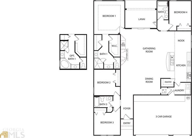 316 Chinquapin Dr, Saint Marys, GA 31558 - property floor plan