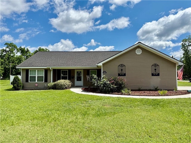 2300 Albany Ave, Waycross, GA 31503 - ranch-style house featuring a front lawn and a shingled roof