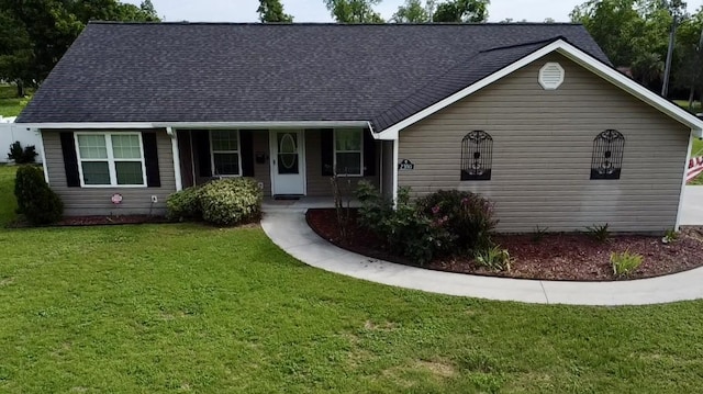 2300 Albany Ave, Waycross, GA 31503 - single story home featuring a front lawn, a shingled roof, and covered porch