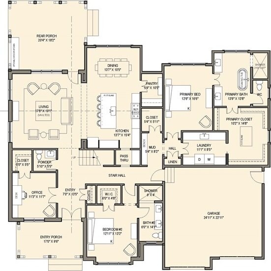 12 Fred Dr, Saint Simons Island, GA 31522 - plan