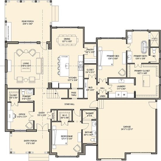 12 Fred Dr, Saint Simons Island, GA 31522 - plan