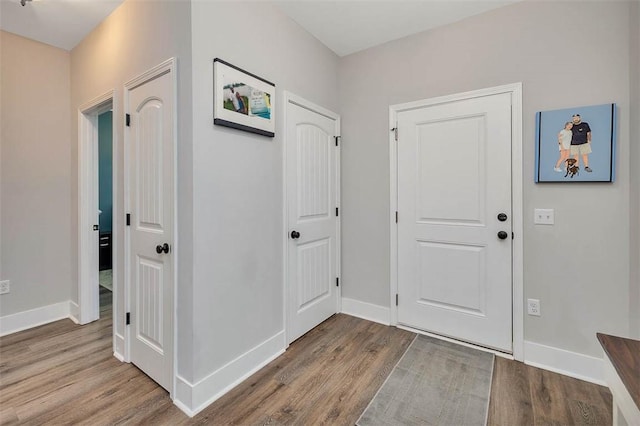63 Greyfield Dr, Brunswick, GA 31525 - entryway with wood finished floors and baseboards