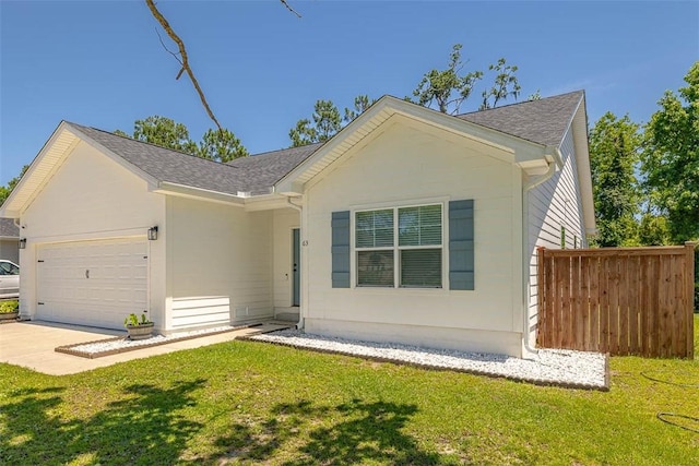 63 Greyfield Dr, Brunswick, GA 31525 - single story home with an attached garage, roof with shingles, and concrete driveway