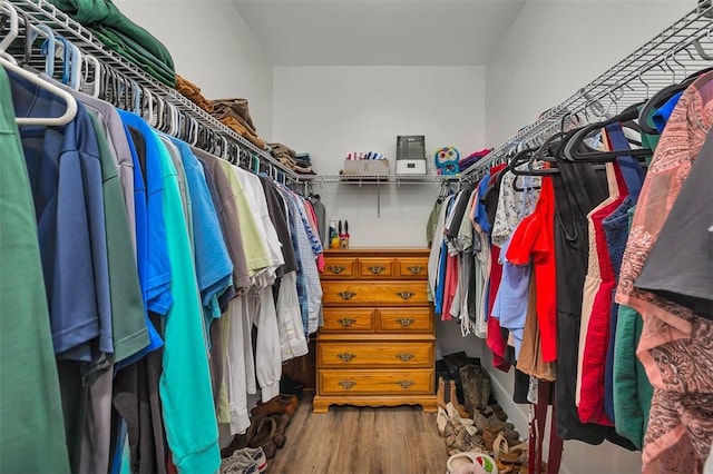 63 Greyfield Dr, Brunswick, GA 31525 - walk in closet with wood finished floors