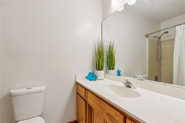 70 Buntin St, Woodbine, GA 31569 - bathroom with vanity and a shower with shower curtain
