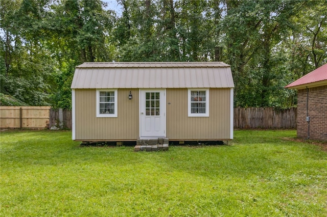 70 Buntin St, Woodbine, GA 31569 - view of outbuilding featuring a fenced backyard