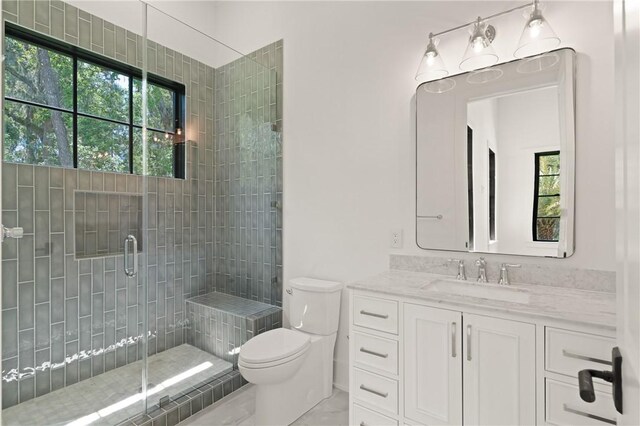 104 Point Ln, Saint Simons Island, GA 31522 - full bathroom with vanity and a stall shower