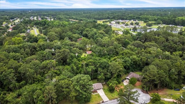 122 Tyson Ln, Allenhurst, GA 31301 - aerial overview of property's location with a heavily wooded area