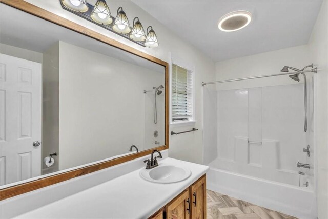 122 Tyson Ln, Allenhurst, GA 31301 - bathroom featuring shower / bathtub combination and vanity
