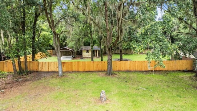 122 Tyson Ln, Allenhurst, GA 31301 - view of fenced backyard
