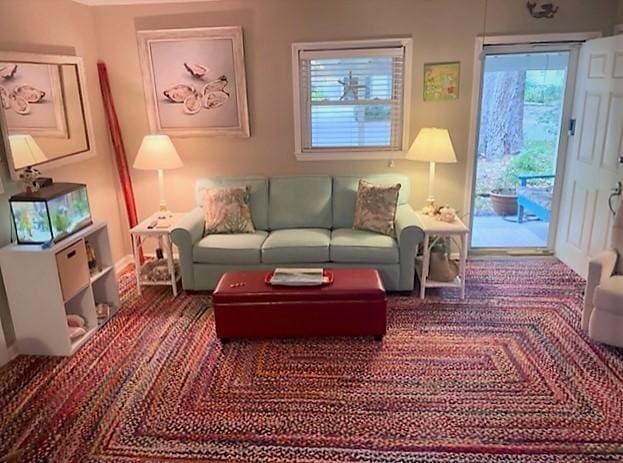 123 Redfern Cir, Saint Simons Island, GA 31522 - living room with healthy amount of natural light