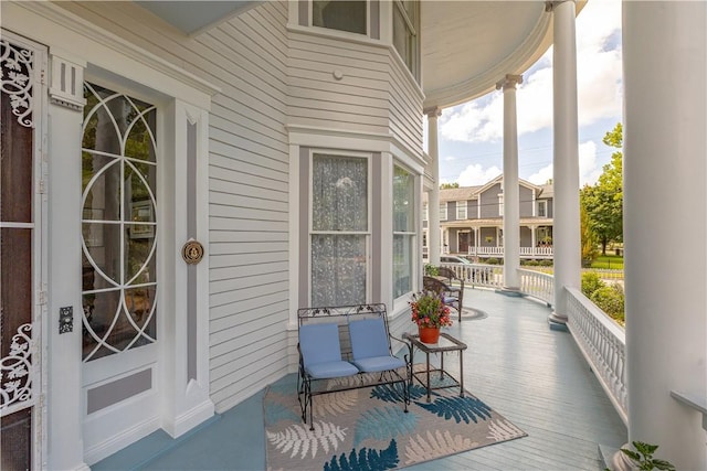 1000 Union St, Brunswick, GA 31520 - view of wooden porch