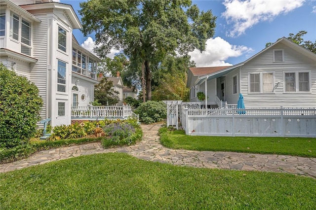 1000 Union St, Brunswick, GA 31520 - view of fenced yard