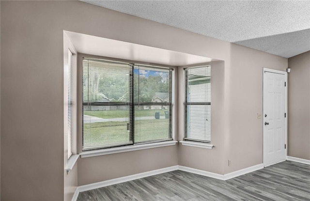311 Sunnyside Dr, Saint Marys, GA 31558 - empty room with wood finished floors, baseboards, and a textured ceiling