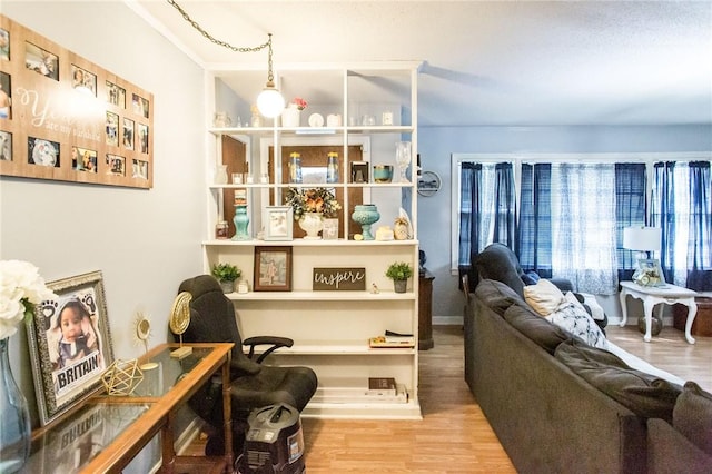 1405 Grove Ave, Waycross, GA 31501 - living room with wood finished floors