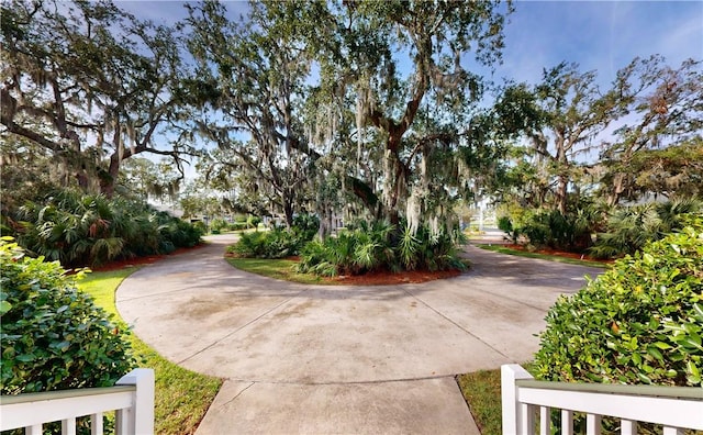 412 Palm Dr, Saint Simons Island, GA 31522 - view of concrete driveway