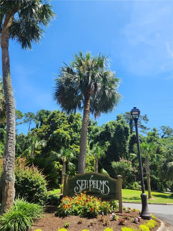 412 Palm Dr, Saint Simons Island, GA 31522 - view of community / neighborhood sign