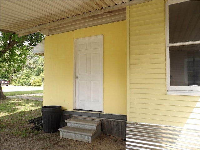 view of entrance to property