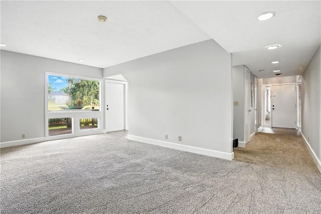 422 Fairway Villas Dr, Saint Simons Island, GA 31522 - carpeted spare room featuring recessed lighting and a smoke detector