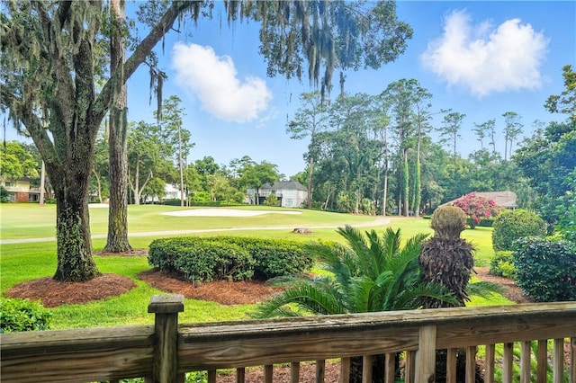 422 Fairway Villas Dr, Saint Simons Island, GA 31522 - view of grassy yard with view of golf course