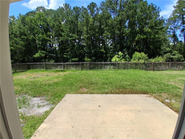 43 Shadowlake Ct, Brunswick, GA 31525 - fenced backyard featuring a patio area