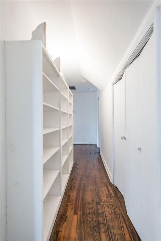 1701 Satilla Blvd, Waycross, GA 31501 - corridor with dark wood finished floors