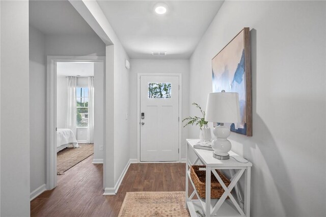 331 Elizabeth Dr, Brunswick, GA 31525 - foyer featuring baseboards and wood finished floors