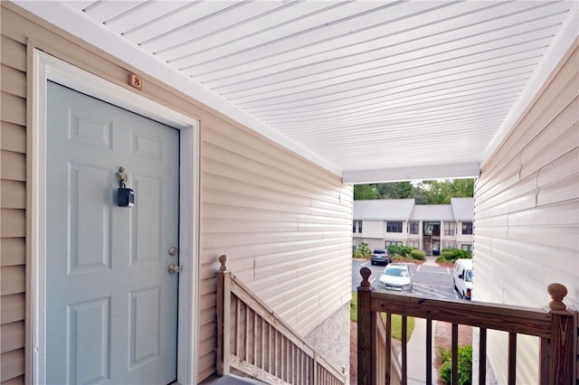 view of entrance to property