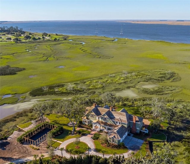 144 Point Ln, Saint Simons Island, GA 31522 - aerial view of a large body of water