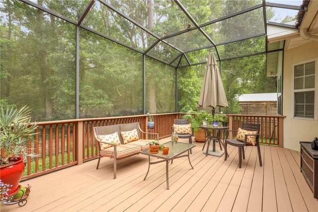 11 Niblick Ct, Saint Simons Island, GA 31522 - deck with outdoor lounge area