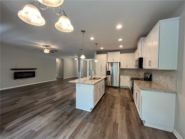 bathroom featuring hardwood / wood-style floors, vanity, and plus walk in shower