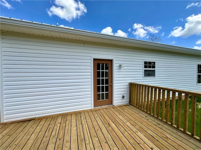view of deck