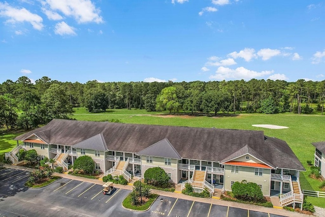 7272 Shellman Bluff Rd NE Unit 17, Townsend, GA 31331 - aerial view of property and surrounding area with a forest